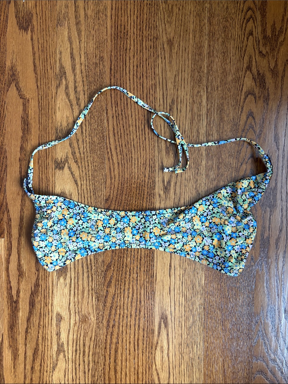 Rhythm. Floral Bikini Top Size L